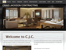 Tablet Screenshot of craigjacksoncontracting.ca